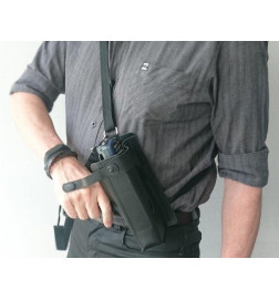 Chest holster for terminal