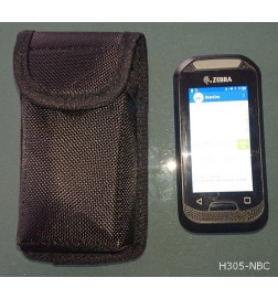 Holster with flap with plastic clip for Zebra EC30