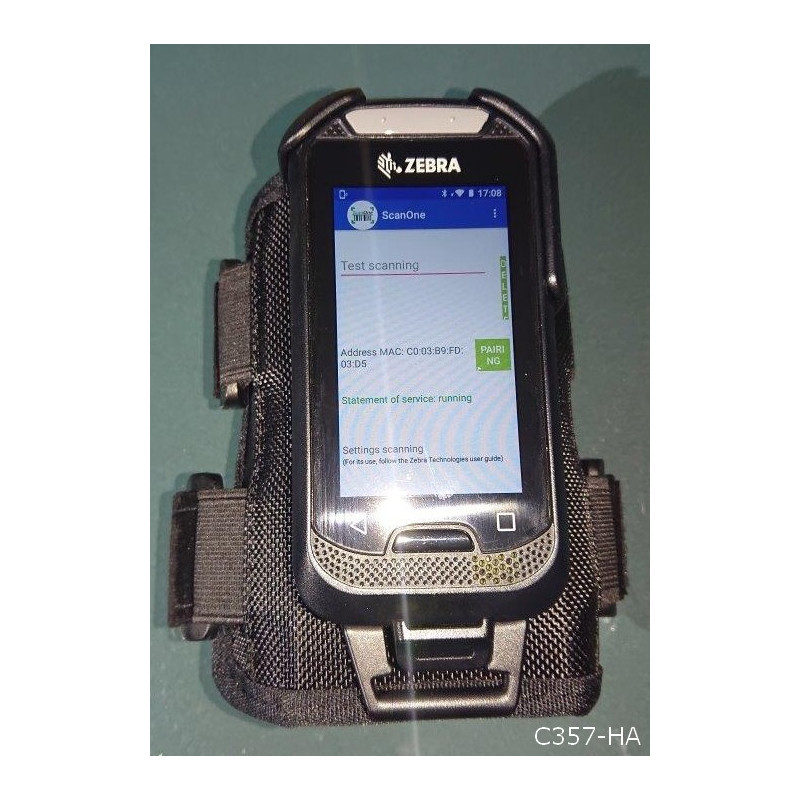 Forearm leather case for Zebra EC30