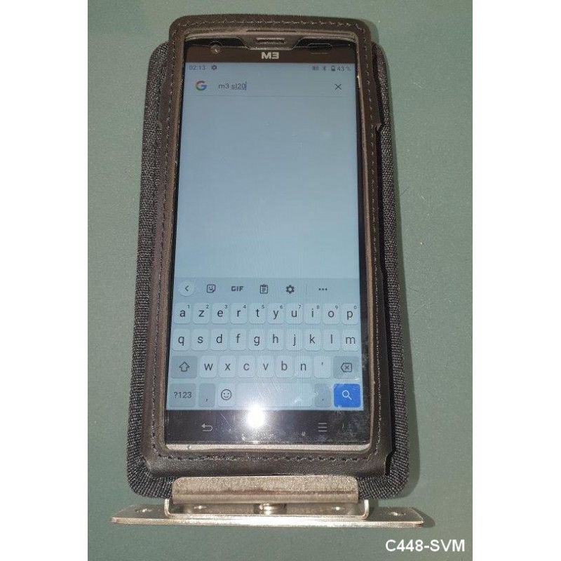 Holster with stanless holder for M3mobile SL20 Holster with stanless holder for M3mobile SL20