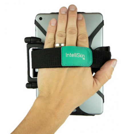 hand strap and kickstand accessory for 7" or 8" tablets