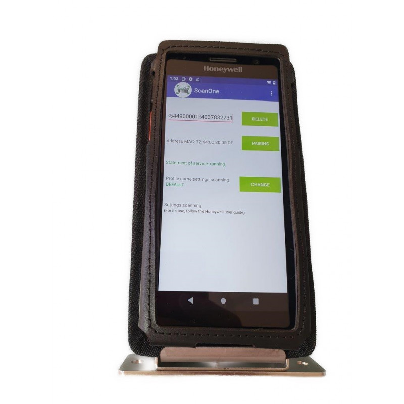 Holster with stanless holder for Honeywell CT30 Holster with stanless holder for Honeywell CT30