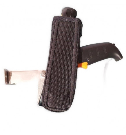 Holster for DATALOGIC SKORPIO X5-XLR gun with rubber boot