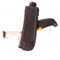 Holster for DATALOGIC SKORPIO X5-XLR gun with rubber boot