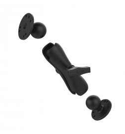 Double Ball Mount with Two Round Plates - C Size Medium