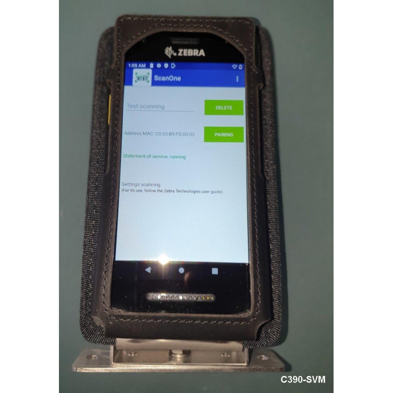 Holster with stanless holder for Zebra TC22 & TC27