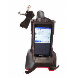 Cover with shoulder belt for Keyence BT-A700 rubberboot