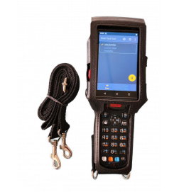 Cover with shoulder belt for Keyence BT-A500 rubberboot