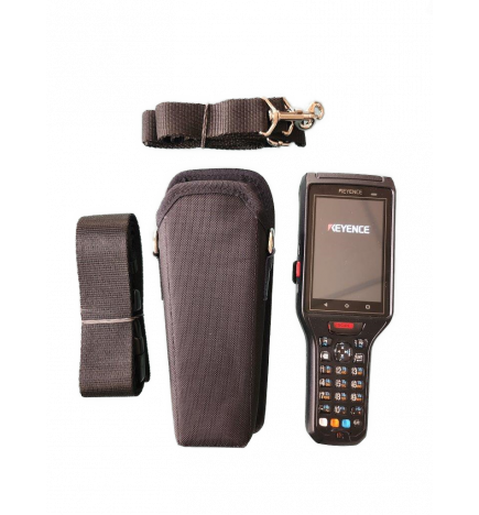 Holster with shoulder strap and belt for terminal Keyence BT-A500