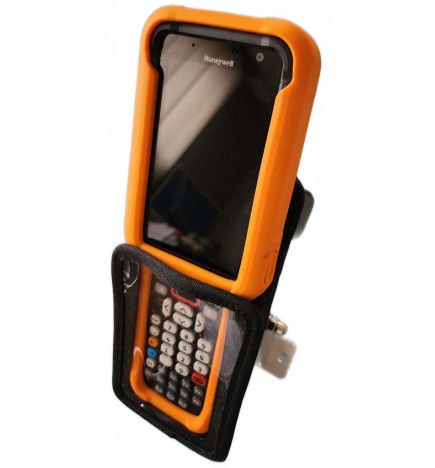 Holster with stanless holder for Honeywell Dolphin CK67 Gun rubberboot