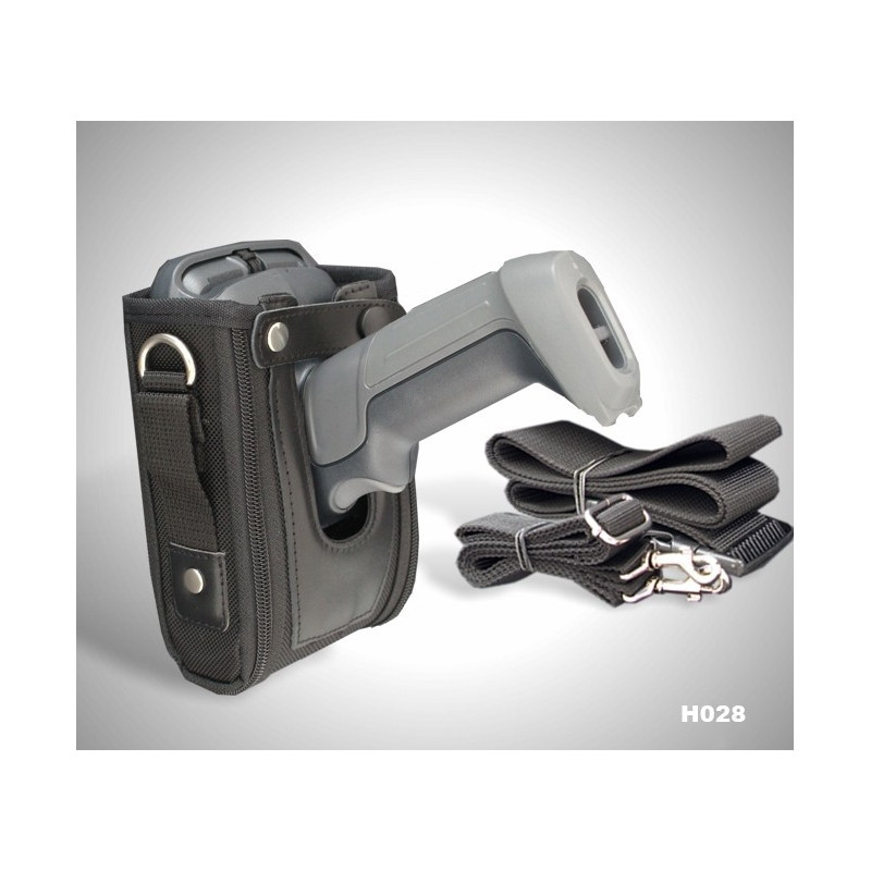 Holster with shoulder strap and belt for terminal Cipherlab RS36 et RS38 Gun Holster with shoulder strap and belt for terminal Cipherlab RS36 et RS38 Gun