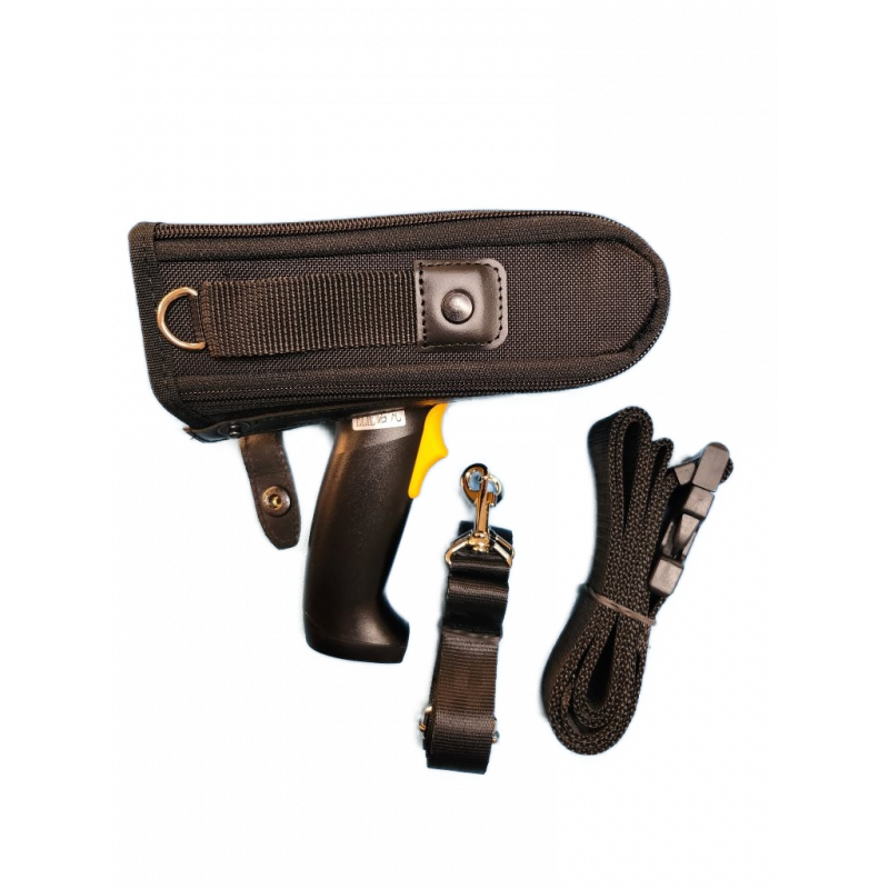 Holster with shoulder strap and belt for terminal Cipherlab RS36 et RS38 Gun Holster with shoulder strap and belt for terminal Cipherlab RS36 et RS38 Gun