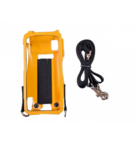 Housse Jaune bandoulière pour Zebra TC22 et TC27 ds coque