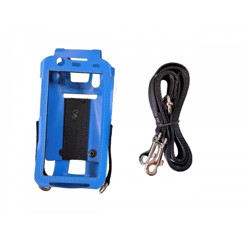 Blue Case and belt for TC52/TC57 in his rubber boot